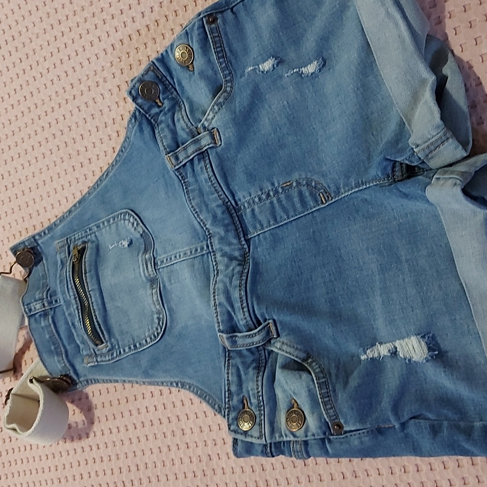 Girl's jean overall